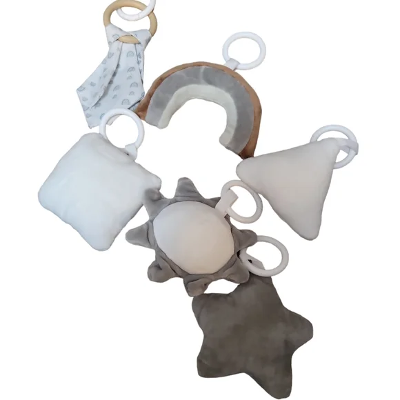 Soft baby hanging toys replacement on plastic rings baby gym - Picture 2 of 2